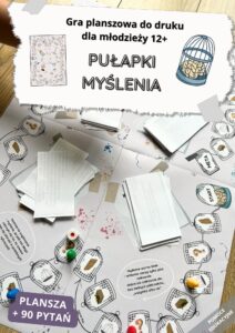 Gra planszowa „Pułapki myślenia" dla młodzieży 12+ do druku