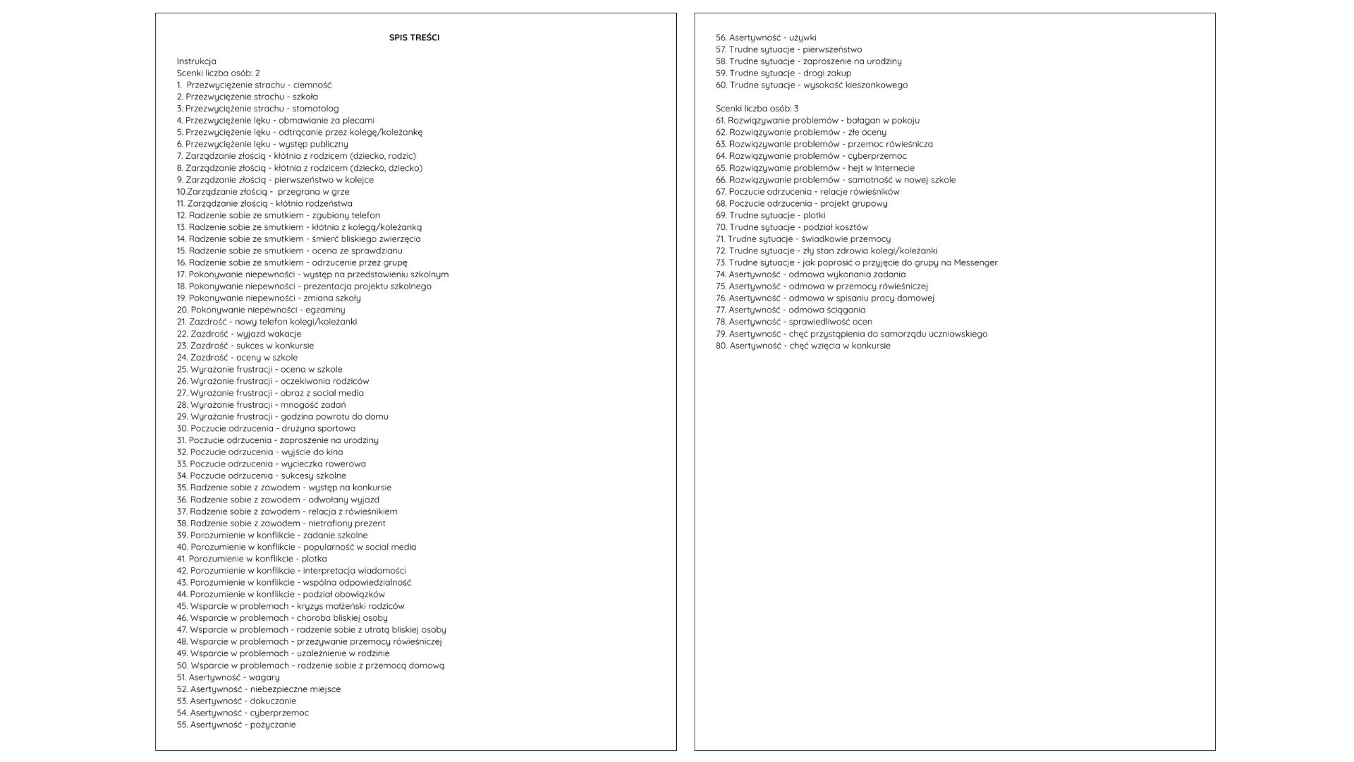 odgrywanie ról  Scenki do odgrywania ról. 80 role-play dla dzieci i młodzieży w wieku 10+. E-book