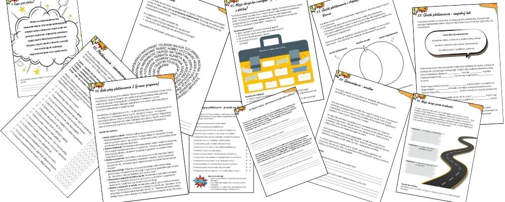 Plotkowanie. 70 kart pracy dla młodzieży młodszej i starszej karty pracy o plotkowaniu